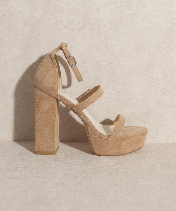 Suede Platform Heels