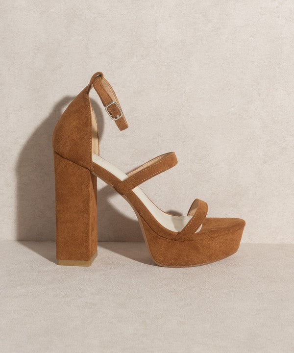 Suede Platform Heels