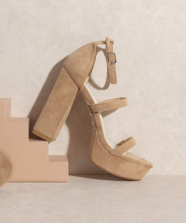 Suede Platform Heels