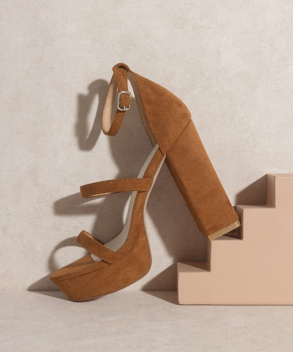 Suede Platform Heels