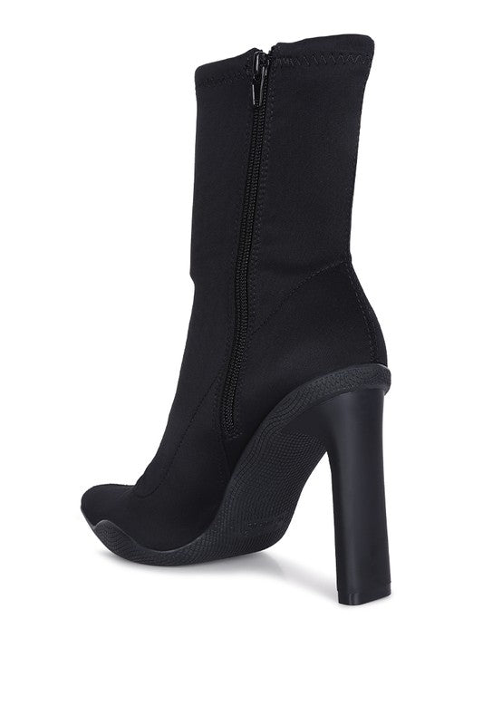 Tokens Pointed Heel Ankle Boots