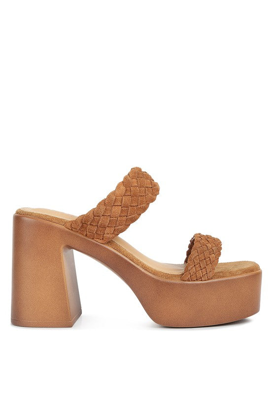 Misaki Braided Detail Chunky Sandals