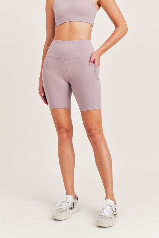 Lycra High-Impact Biker Shorts