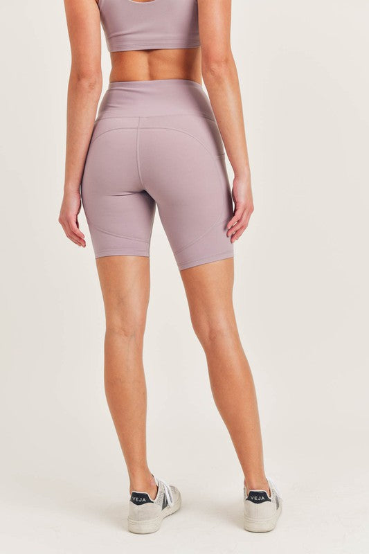 Lycra High-Impact Biker Shorts