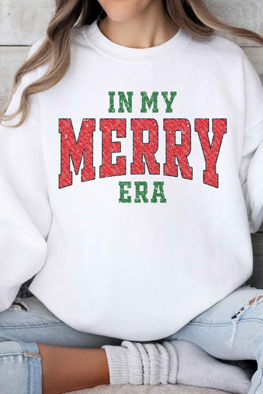 IN MY MERRY CHRISTMAS ERA GRAPHIC SWEATSHIRT