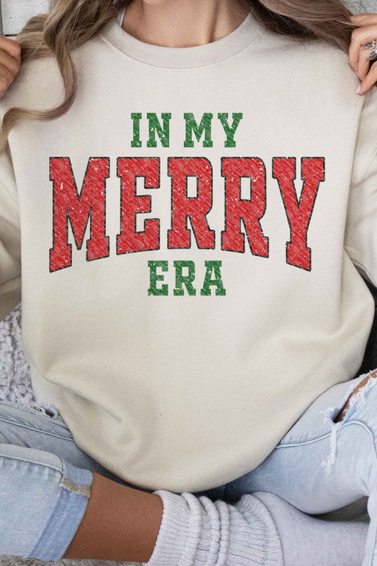 IN MY MERRY CHRISTMAS ERA GRAPHIC SWEATSHIRT