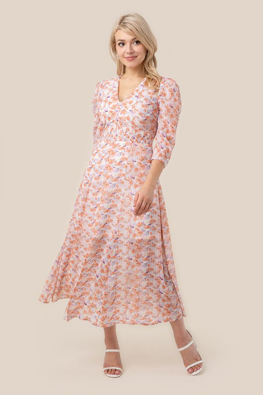 Spring Floral Maxi Dress