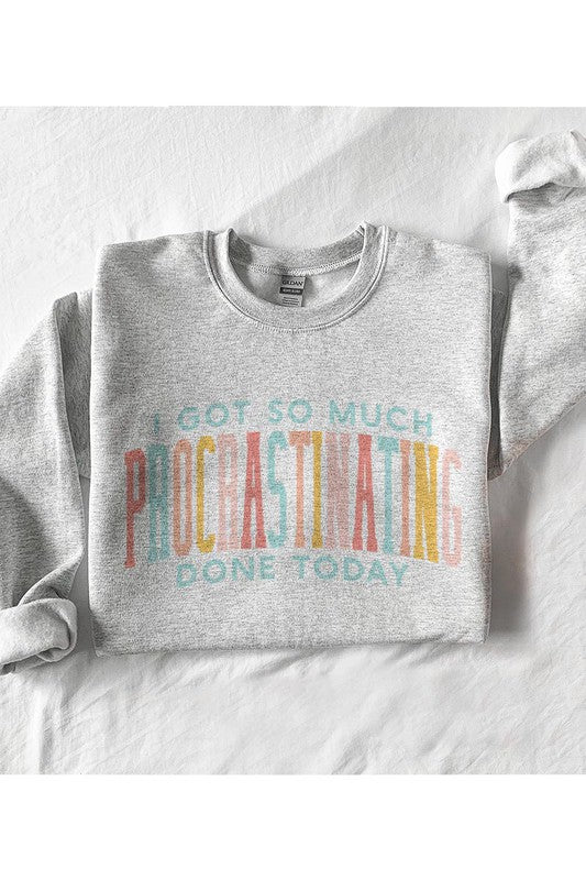 I Got So Much Procrastinating Done Today Sweatshirt