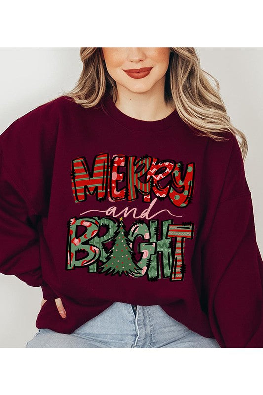 Christmas Merry and Bright Pullover