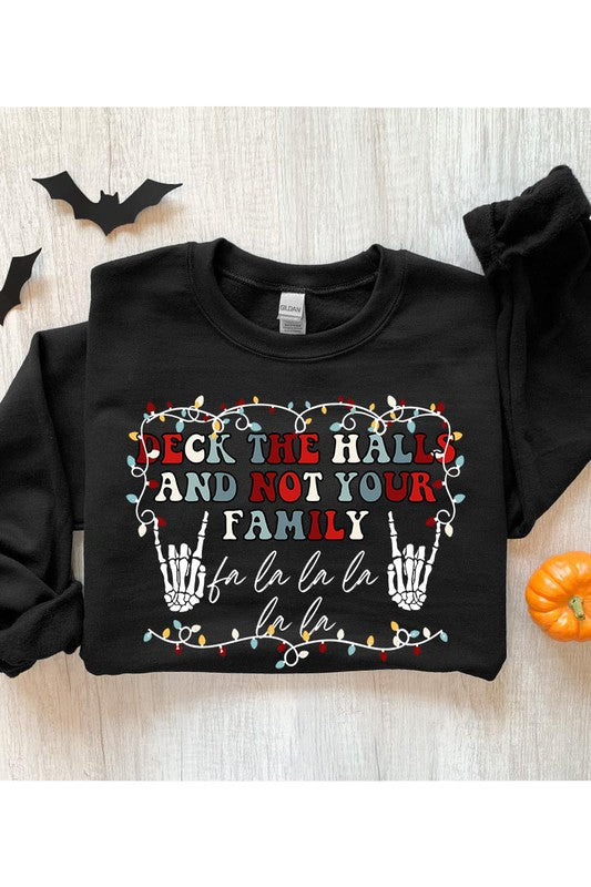 Funny Deck the Hall Christmas Sweatshirt