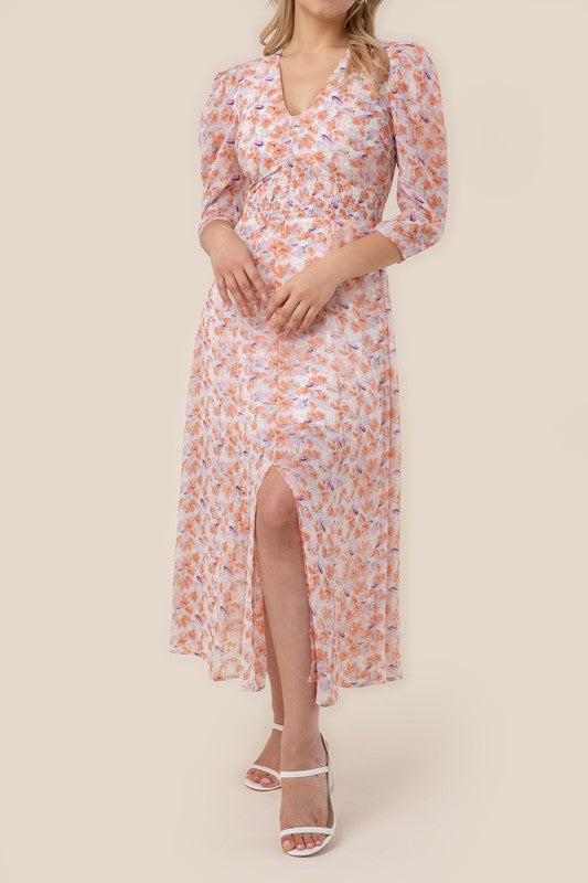 Spring Floral Maxi Dress