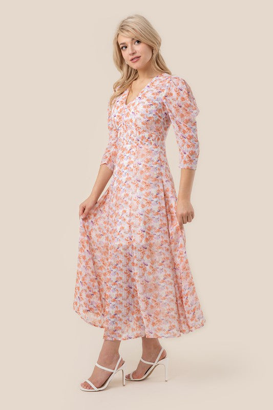 Spring Floral Maxi Dress