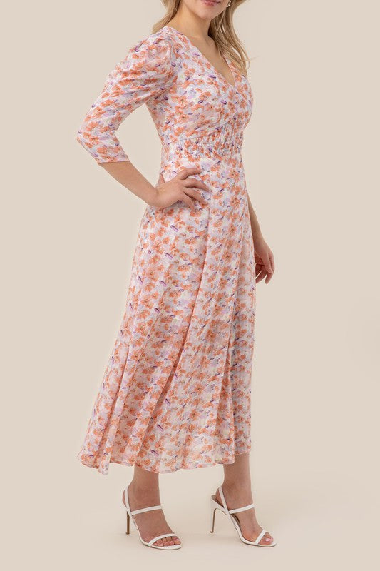 Spring Floral Maxi Dress