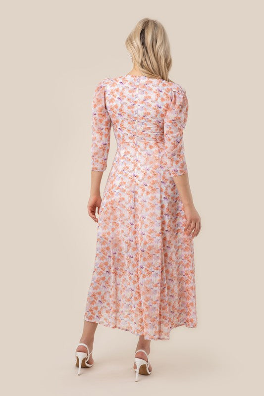 Spring Floral Maxi Dress