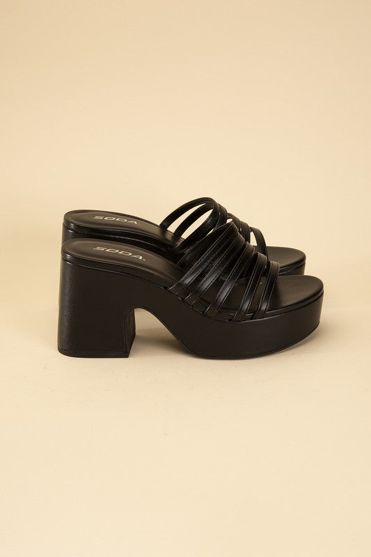 Chunky Platform Mule Slides